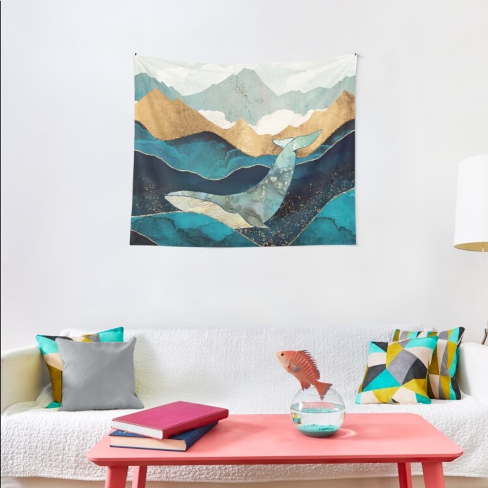 Whale tapestry